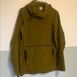 Melanzana Men’s Small olive green wind pro hoodie